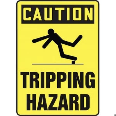 Accuform OSHA CAUTION SAFETY SIGN TRIPPING MSTF667XV MSTF667XV